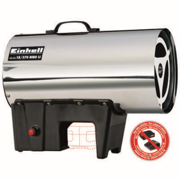 Einhell akumulatorski generator vrućeg vazduha GE-HG 18/370 Niro Li-Solo D/AT Einhell akumulatorski generator vrućeg vazduha GE-HG 18/370 Niro Li-Solo D/AT